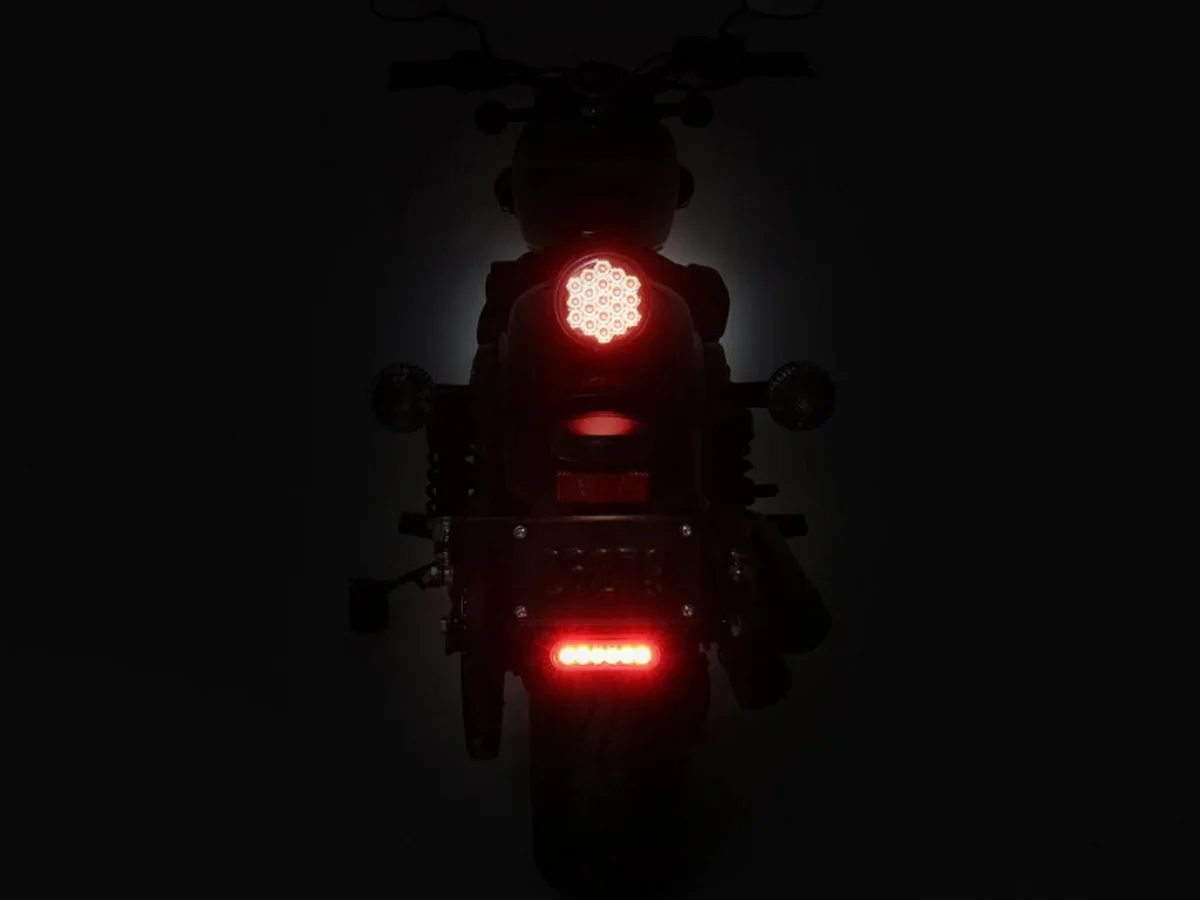 Achterlicht voor een motor